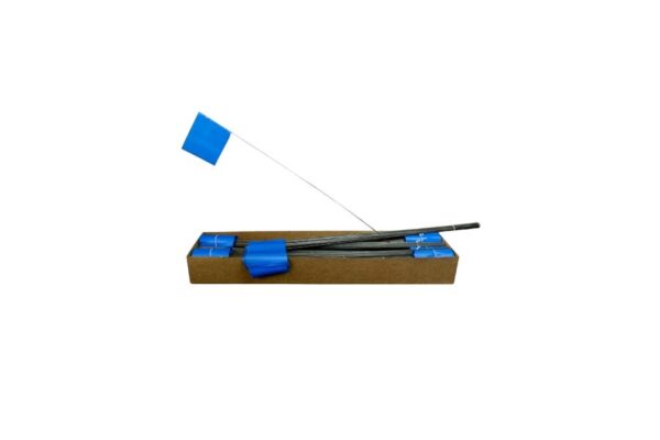 FLAG BLUE WIRE 15"-2"X3" (100)